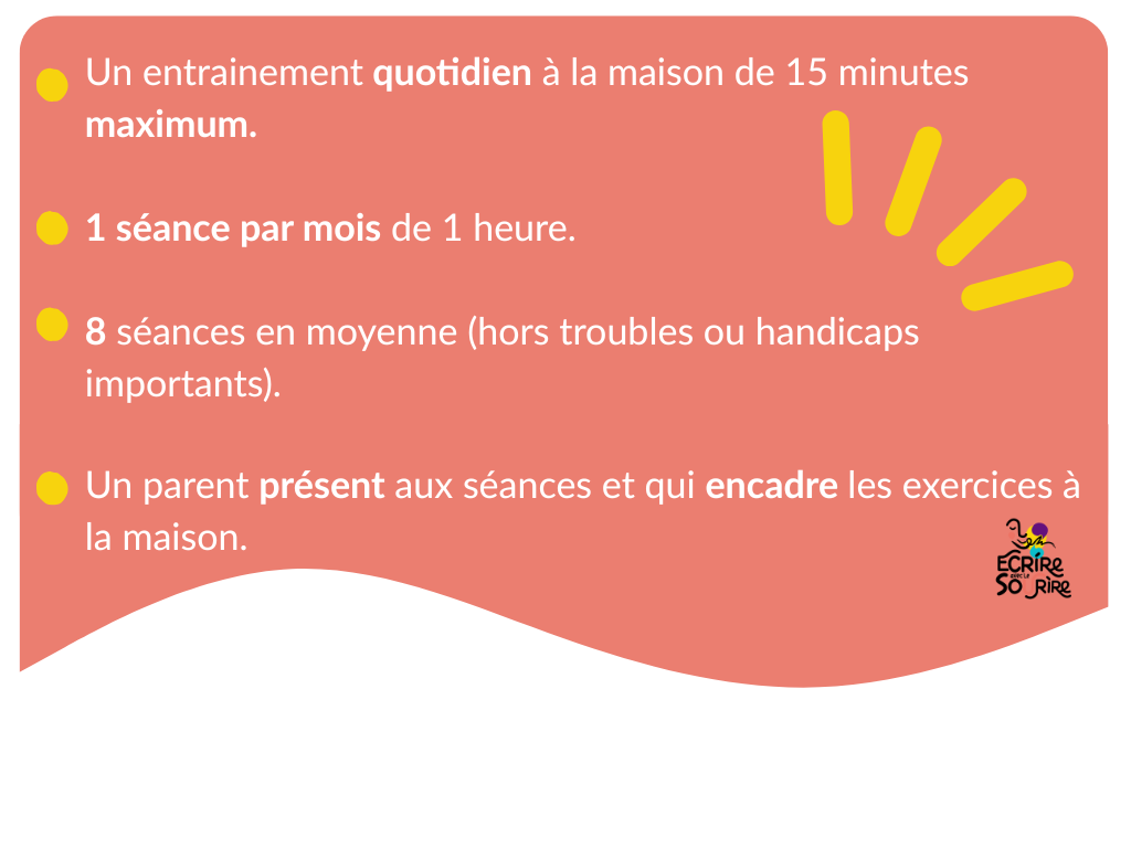 La rééducation de l'écriture par une graphopédagogue