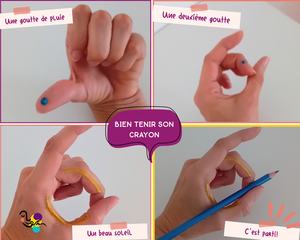 Tenir son crayon, ça s’apprend !